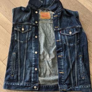 Levi's XL Sleeveless Jean Jacket